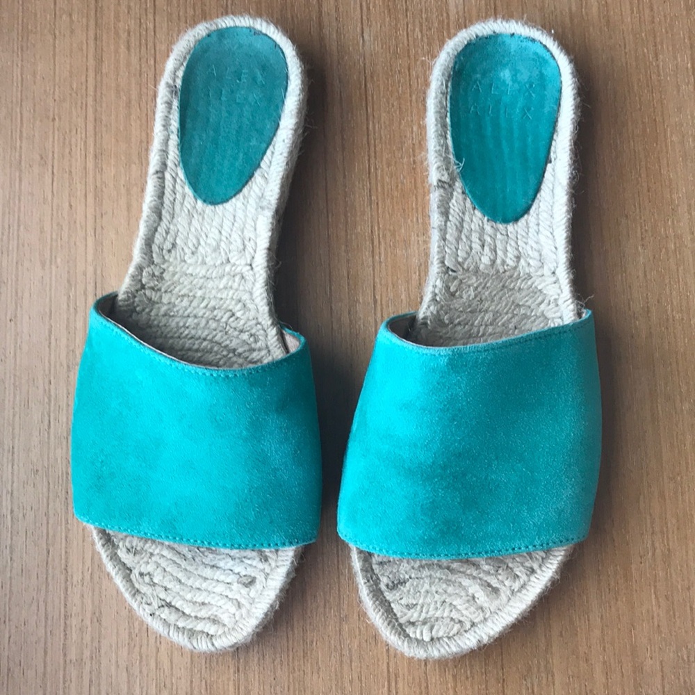 ALEX + ALEX Suede Espadrille Slides - Picture 1 of 8